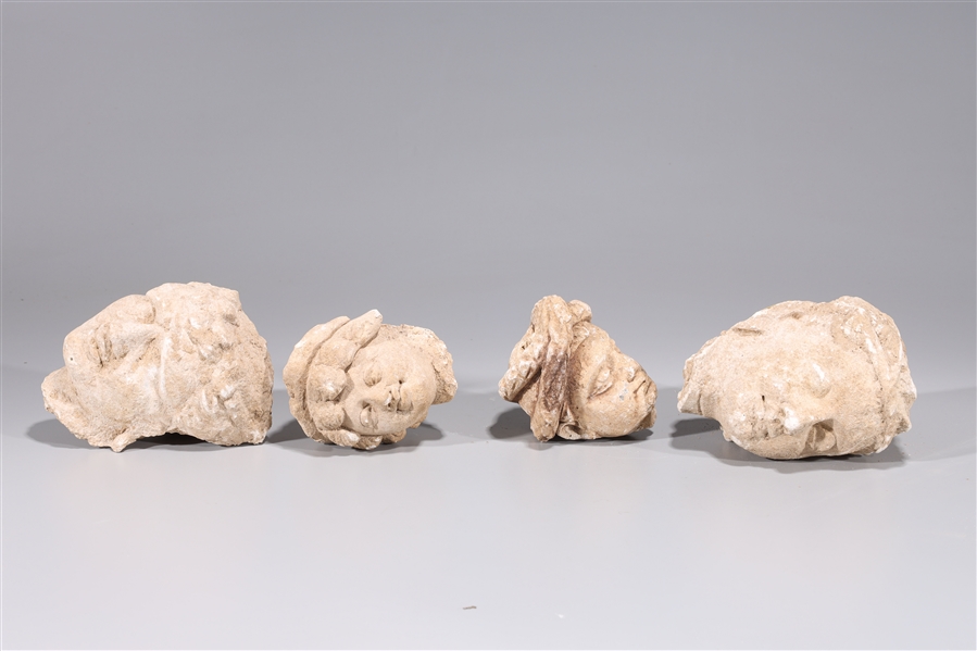 Group of four large Indian