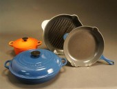 GROUP OF FOUR LE CREUSET ENAME