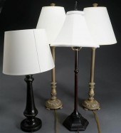 GROUP OF FOUR MODERN PATINATED