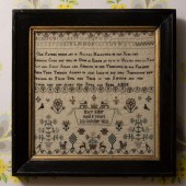 GROUP OF FOUR NEEDLEWORK SAMPL