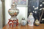 GROUP OF FOUR ORIENTAL COVERED