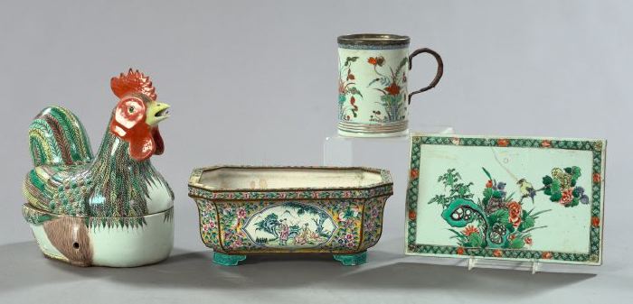 Group of Four Oriental Items, 