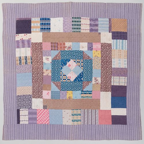 GROUP OF FOUR PATCHWORK QUILTS8 ft.