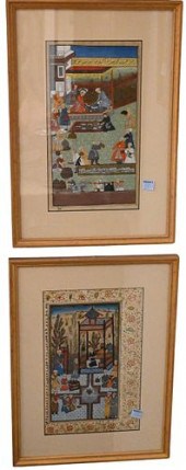 GROUP OF FOUR PERSIAN ILLUMINA