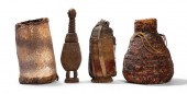 GROUP OF FOUR PRIMITIVE VESSEL