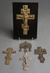 GROUP OF FOUR RUSSIAN BRONZE A