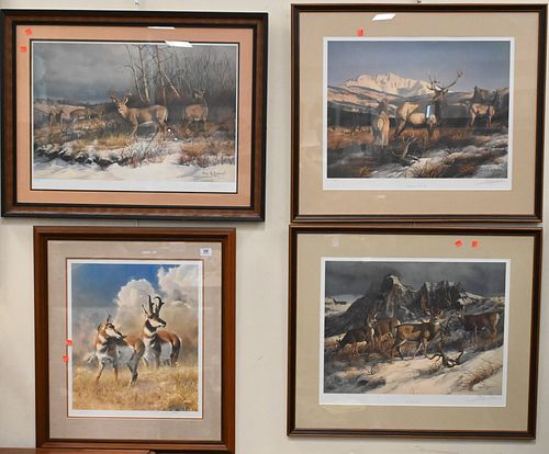 GROUP OF FOUR SIGNED AND NUMBERED