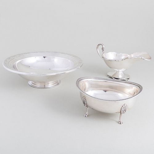 GROUP OF FOUR SILVER SERVING