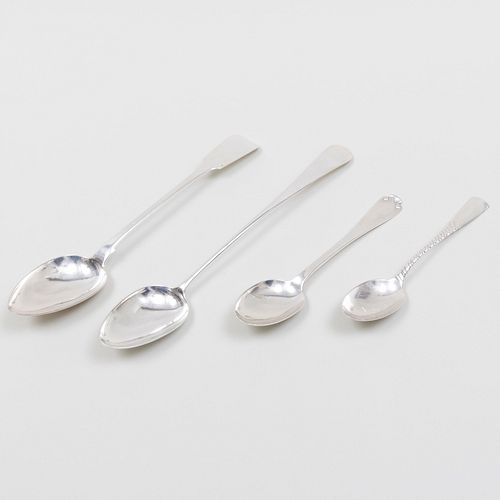 GROUP OF FOUR SILVER SERVING