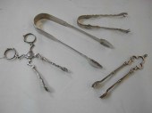 Group of Four Silver Sugar Ton