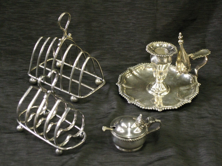 Group of Four Silverplate Items, 