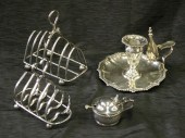 Group of Four Silverplate Item