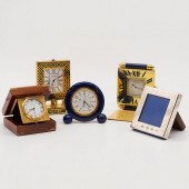 GROUP OF FOUR SMALL DESK AND T