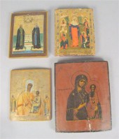 Group of four small Russian ic