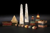 Group of Four Specimen Marble