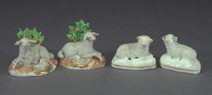 Group of Four Staffordshire Figures