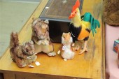 GROUP OF FOUR STEIFF STUFFED A
