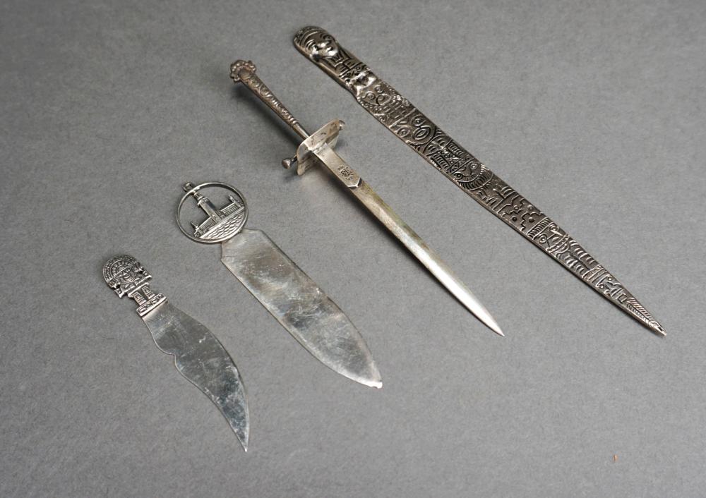 GROUP OF FOUR STERLING SILVER