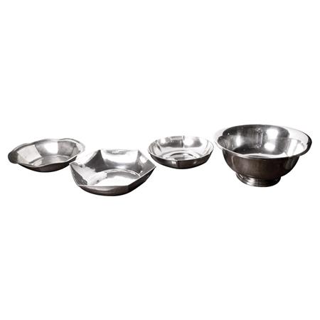 Group of Four Sterling Silver Bowls