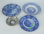 GROUP OF FOUR TRANSFERWARE PLA