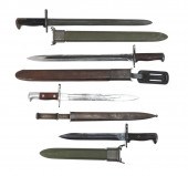GROUP OF FOUR U.S. BAYONETS Un