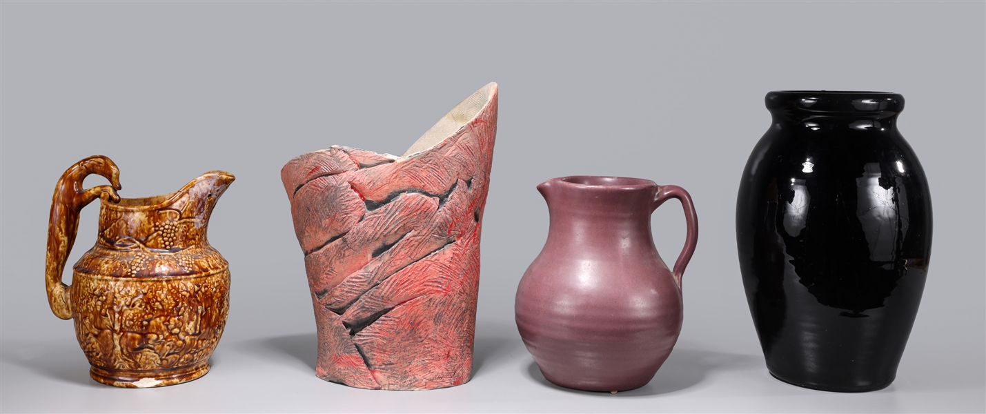 Group of four various ceramic