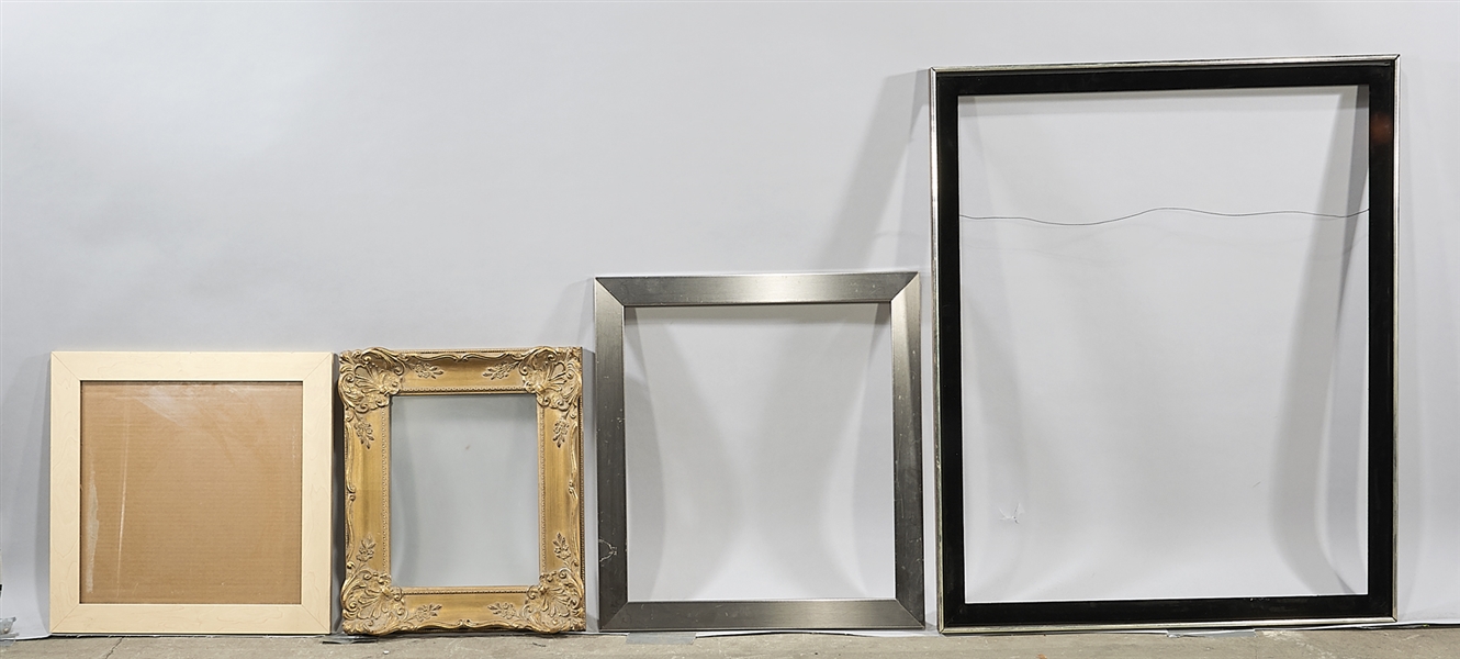 Group of four various frames; 38" x