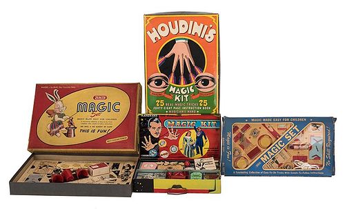 GROUP OF FOUR VINTAGE MAGIC