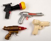 GROUP OF FOUR VINTAGE PLASTIC