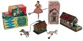 GROUP OF FOUR VINTAGE TIN TOYS
