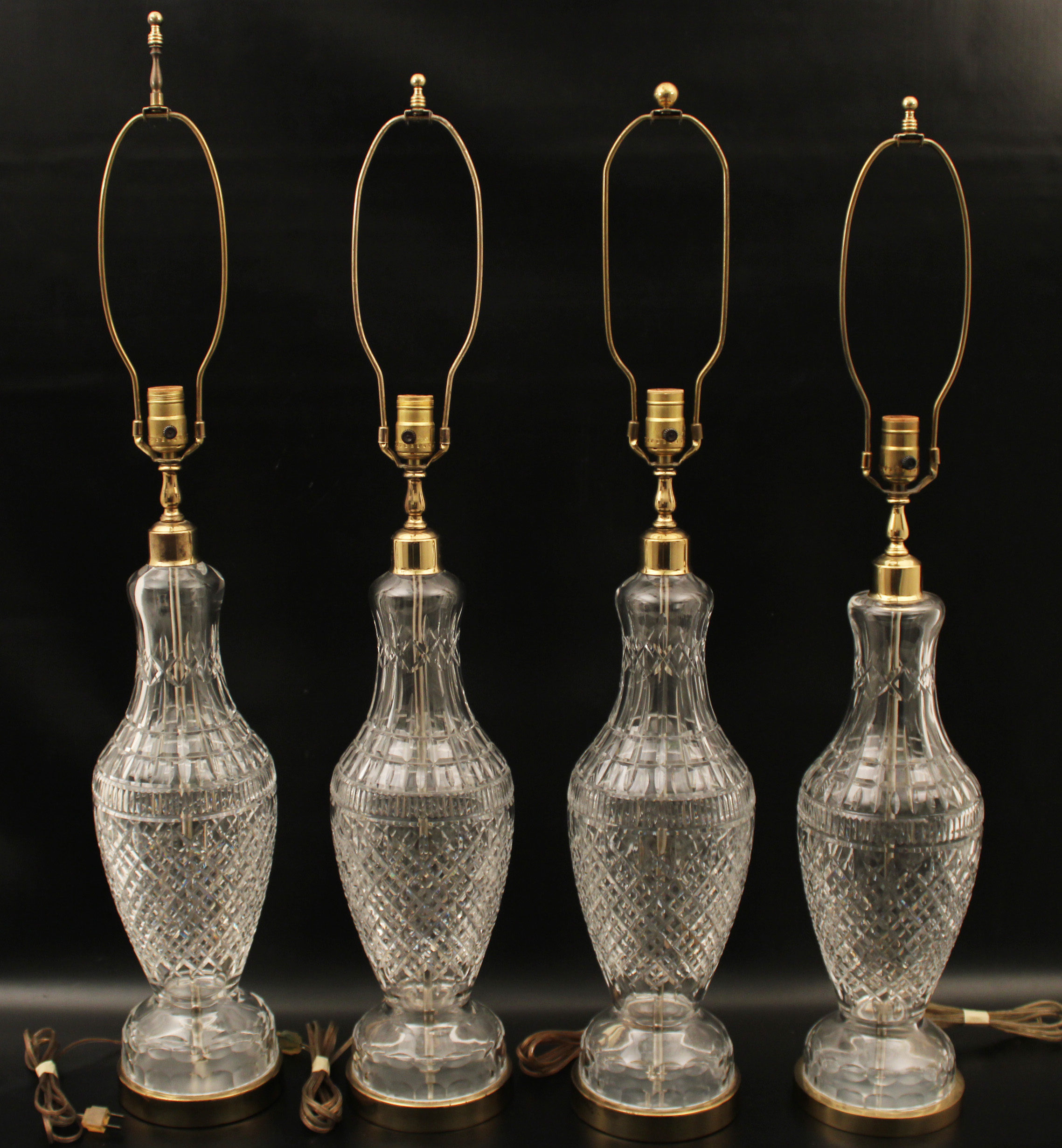 GROUP OF FOUR WATERFORD CRYSTAL