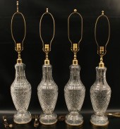 GROUP OF FOUR WATERFORD CRYSTA