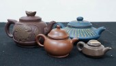 GROUP OF FOUR YIXING WARE-TYPE