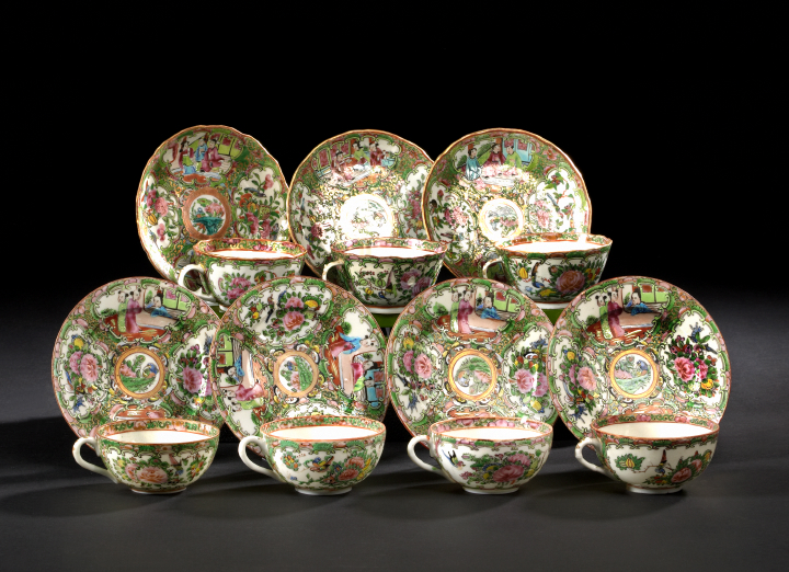 Group of Fourteen Chinese Export