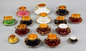 GROUP OF FOURTEEN COALPORT GIL