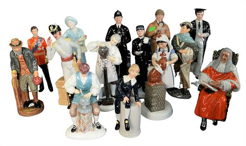 GROUP OF FOURTEEN ROYAL DOULTON