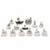 GROUP OF FOURTEEN VICTORIAN FA