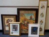 GROUP OF FRAMED AND UNFRAMED C