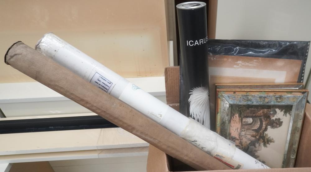 GROUP OF FRAMED AND UNFRAMED