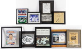 GROUP OF FRAMED BASEBALL RELAT