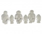 GROUP OF FRENCH MOLDED GLASS M