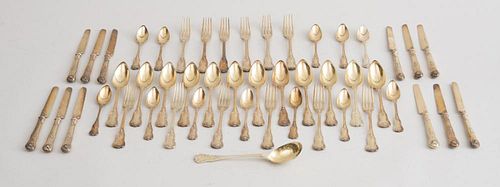 GROUP OF FRENCH SILVER-GILT