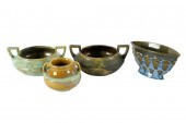 GROUP OF FULPER GLAZED POTTERY