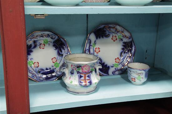 GROUP OF GAUDY IRONSTONE.