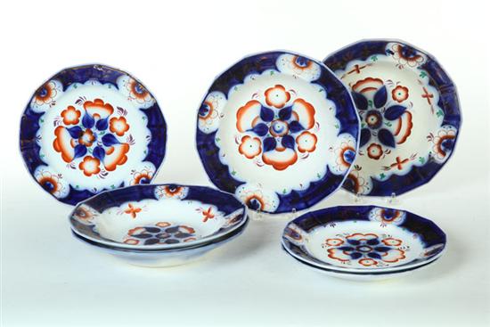 GROUP OF GAUDY IRONSTONE 