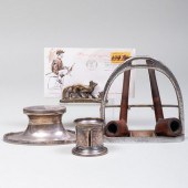 GROUP OF GENTLEMAN'S DESK ARTI