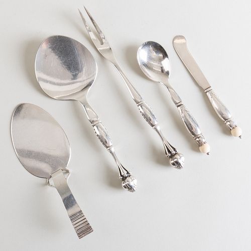 GROUP OF GEORG JENSEN SILVER