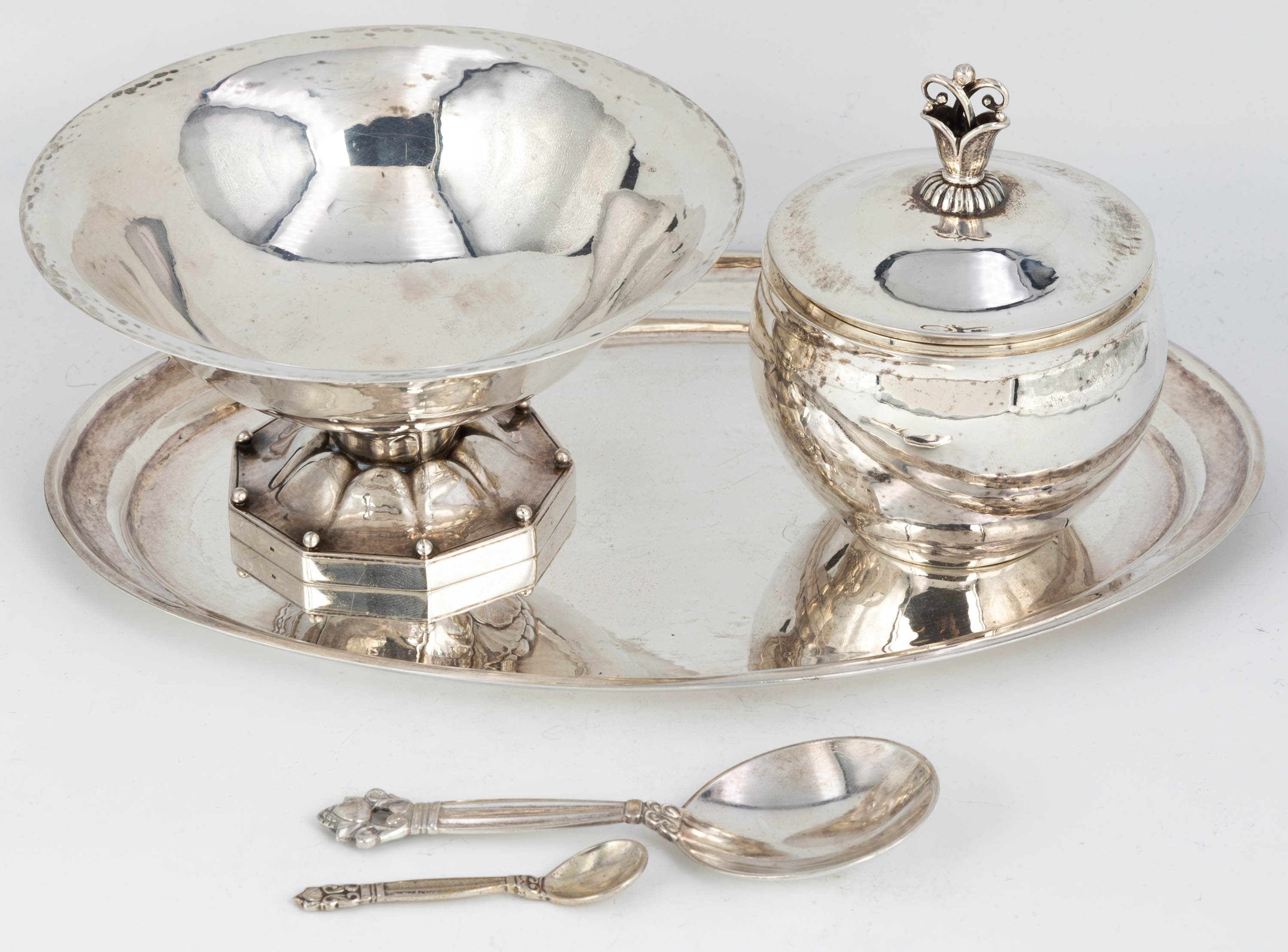GROUP OF GEORG JENSEN STERLING