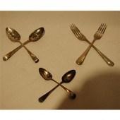 Group of Georgian Silver Flatw