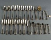 GROUP OF GEORGIAN SILVER FLATW
